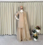 MODERN CRUNCHY CODING WITH SEQUENCE EMBROIDERY WORK TOP PALAZZO WITH DUPATTA FESTIVE WEAR WHOLESALE PRICE ETHNIC GARMENT (4)