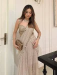 MODERN GEORGETTE THREAD WITH SEQUENCE WORK LEHENGA SAREE PARTY WEAR WHOLESALE PRICE ETHNIC GARMENT(17)