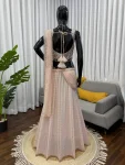 MODERN GEORGETTE THREAD WITH SEQUENCE WORK LEHENGA SAREE PARTY WEAR WHOLESALE PRICE ETHNIC GARMENT(17)