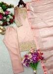 MODERN GMY SILK EMBROIDERY SEQUENCE WORK TOP BOTTOM WITH DUPATTA FESTIVE WEAR WHOLESALE PRICE ETHNIC GARMENT (3)