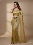MODERN GMY SILK HANDWORK COLORFUL LACE BORDER WORK SAREE WITH UNSTITCHED BLOUSE FESTIVE WEAR WHOLESALE PRICE ETHNIC GARMENT (12)