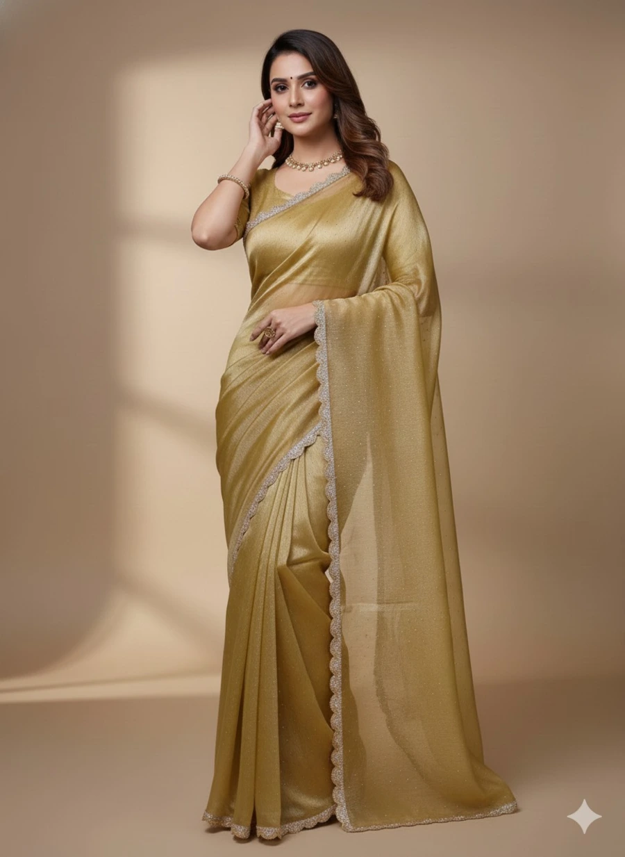 MODERN GMY SILK HANDWORK COLORFUL LACE BORDER WORK SAREE WITH UNSTITCHED BLOUSE FESTIVE WEAR WHOLESALE PRICE ETHNIC GARMENT (11)