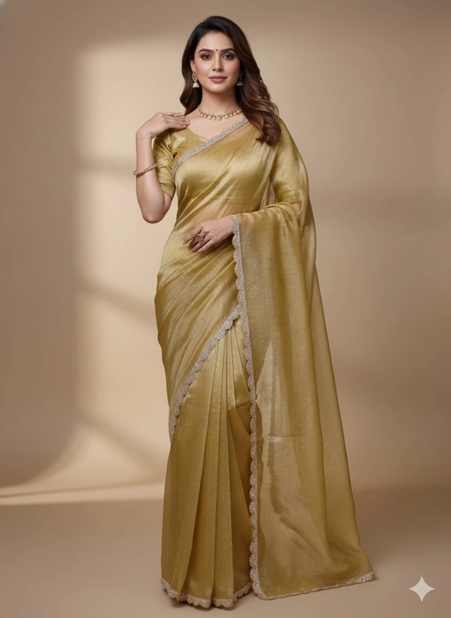 MODERN GMY SILK HANDWORK COLORFUL LACE BORDER WORK SAREE WITH UNSTITCHED BLOUSE FESTIVE WEAR WHOLESALE PRICE ETHNIC GARMENT (12)