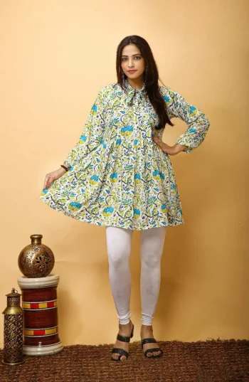 MODERN RAYON DIGITAL PRINT WORK ONLY TOP RAMA