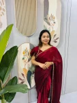 MODERN SPACE SILK BEADS LACE & LATKAN LACE WORK GOWN SAREE PARTY WEAR WHOLESALE PRICE ETHNIC GARMENT (13)