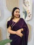 MODERN SPACE SILK BEADS LACE & LATKAN LACE WORK GOWN SAREE PARTY WEAR WHOLESALE PRICE ETHNIC GARMENT (16)