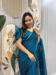 MODERN SPACE SILK BEADS LACE & LATKAN LACE WORK GOWN SAREE PARTY WEAR WHOLESALE PRICE ETHNIC GARMENT (5)