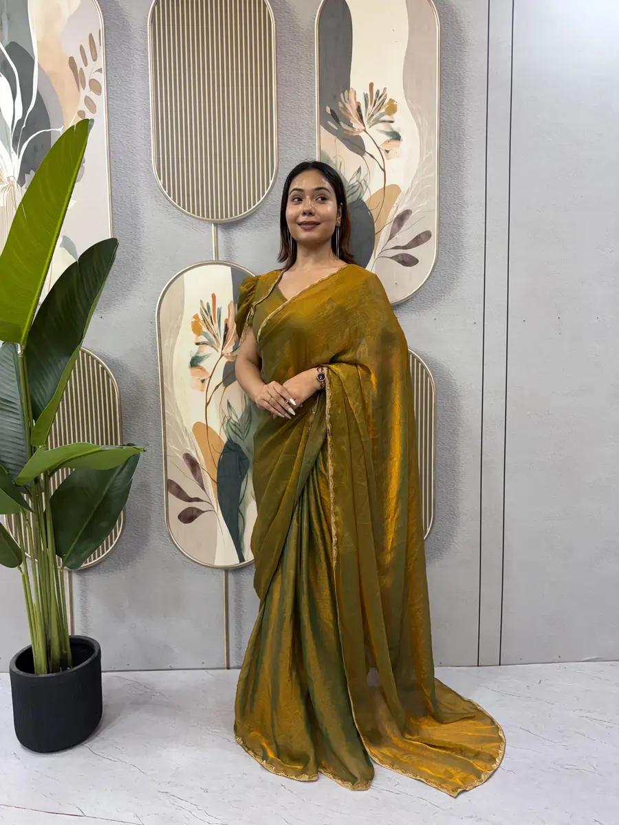 MODERN SPACE SILK BEADS LACE & LATKAN LACE WORK GOWN SAREE PARTY WEAR WHOLESALE PRICE ETHNIC GARMENT (6)