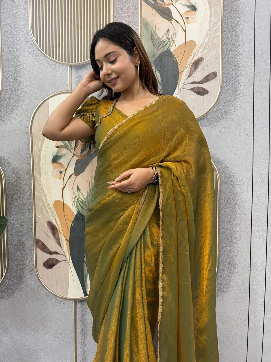MODERN SPACE SILK BEADS LACE & LATKAN LACE WORK GOWN SAREE PARTY WEAR WHOLESALE PRICE ETHNIC GARMENT (7)