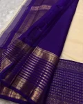 MOST PICKED LICHI SILK JACQUARD WORK SAREE WITH UNSTITCHED BLOUSE FESTIVE WEAR WHOLESALE PRICE ETHNIC GARMENT (4)