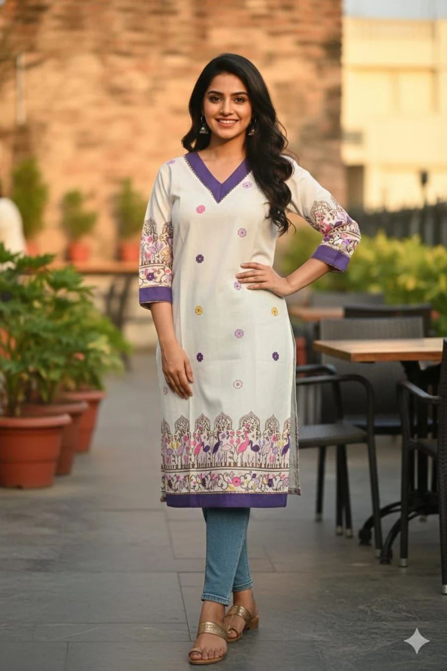 NEW ARRIVAL POLY RAYON DIGITAL PRINT WORK ONLY KURTI DAILY WEAR WHOLESALE PRICE ETHNIC GARMENT (3)