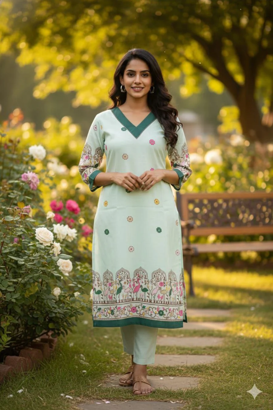 NEW ARRIVAL POLY RAYON DIGITAL PRINT WORK ONLY KURTI DAILY WEAR WHOLESALE PRICE ETHNIC GARMENT (4)