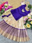 PURE MONO HAND WORK KID’S TOP LEHENGA SET FESTIVE WEAR WHOLESALE PRICE ETHNIC GARMENT (2)