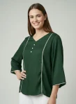 TRENDING DELTA SILK BUTTON LINING WORK ONLY TOP DAILY WEAR WHOLESALE PRICE ETHNIC GARMENT (21)