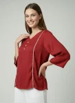 TRENDING DELTA SILK BUTTON LINING WORK ONLY TOP DAILY WEAR WHOLESALE PRICE ETHNIC GARMENT (8)