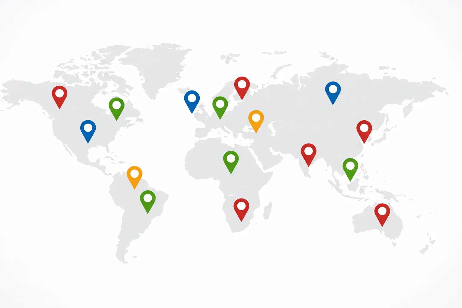 Worldwide export map