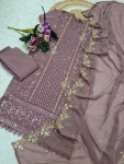 11MODERN GEORGETTE SEQUENCE CODING EMBROIDERY WORK TOP BOITTOM WITH DUPATTA FESTIVE WEAR WHOLESALE PRICE ETHNIC GARMENT (16)