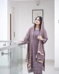 11MODERN GEORGETTE SEQUENCE CODING EMBROIDERY WORK TOP BOITTOM WITH DUPATTA FESTIVE WEAR WHOLESALE PRICE ETHNIC GARMENT (16)