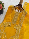 14DESIGNER GMY SILK EMBROIDERY SEQUENCE WORK TOP PALAZZO WITH DUPATTA FESTIVE WEAR WHOLESALE PRICE ETHNIC GARMENT (4)