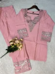 14FANCY SHIMMER SILK EMBROIDERY SEQUENCE WORK TOP PENT SET FESTIVE WEAR WHOLESALE PRICE ETHNIC GARMENT (15)