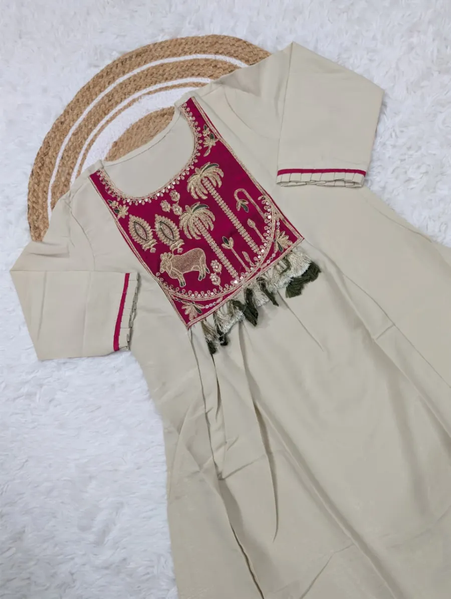 16FANCY VISCOSE SILK SEQUENCE CODING EMBROIDERY WORK TOP BOTTOM WITH DUPATTA FESTIVE WEAR WHOLESALE PRICE ETHNIC GARMENT (11)