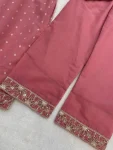 17MODERN CHANDERI COTTON CODING SEQUENCE & JHARKAN BUTTI WORK TOP BOTTOM WITH DUPATTA FESTIVE WEAR WHOLESALE PRICE ETHNIC GARMENT (11)