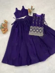 17MODERN FENDY PLAIN LEHENGA CHOLI WITH BEADS WORK FRONT AND BACK WITH ARC BORDER WORK KOTI WEDDING WEAR WHOLESALE PRICE ETHNIC GARMENT (15)