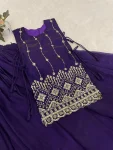17MODERN FENDY PLAIN LEHENGA CHOLI WITH BEADS WORK FRONT AND BACK WITH ARC BORDER WORK KOTI WEDDING WEAR WHOLESALE PRICE ETHNIC GARMENT (15)
