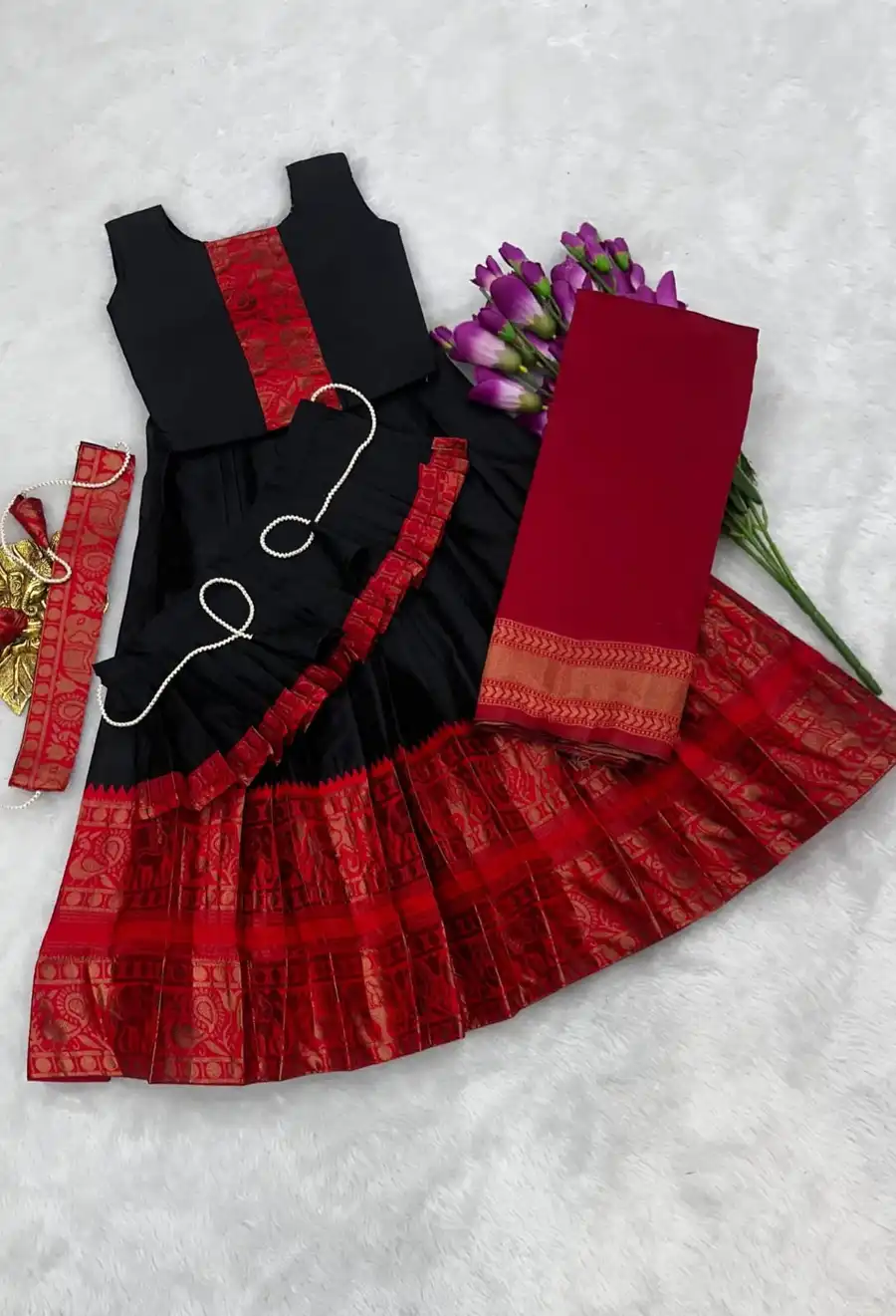 17MODERN-SILK-BORDER-ZARI-WEAVING-WORK-AND-CONTRAST-BORDER-WORK-KIDS-LEHENGA-CHOLI-WITH-DUPATTA-FESTIVE-WEAR-WHOLESALE-PRICE-ETHNIC-GARMENT-13.webp
