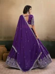 1DESIGNER GEORGETTE EMBROIDERY WORK LEHENGA CHOLI WITH DUPATTA WEDDING WEAR WHOLESALE PRICE ETHNIC GARMENT (15)