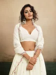 1DESIGNER STAR GEORGETTE EMBROIDERY WORK LEHENGA CHOLI WITH DUPATTA WEDDING WEAR WHOLESALE PRICE ETHNIC GARMENT (8)