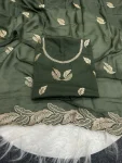 1DESIGNER STAR GEORGETTE EMBROIDERY WORK SAREE WITH UNSTITCHED BLOUSE FESTIVE WEAR WHOLESALE PRICE ETHNIC GARMENT (5)