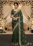 1DESIGNER STAR GEORGETTE EMBROIDERY WORK SAREE WITH UNSTITCHED BLOUSE FESTIVE WEAR WHOLESALE PRICE ETHNIC GARMENT (5)