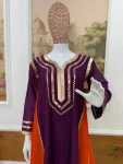 1FANCY CHINON FANCY GOTA PATTI WORK TOP BOTTOM SET FESTIVE WEAR WHOLESALE PRICE ETHNIC GARMENT (12)