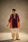 1FANCY CHINON FANCY GOTA PATTI WORK TOP BOTTOM SET FESTIVE WEAR WHOLESALE PRICE ETHNIC GARMENT (12)
