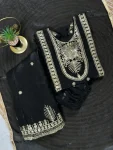 1FANCY GMY SILK EMBROIDERY SEQUENCE WORK KIDS TOP PALAZZO WITH DUPATTA FESTIVE WEAR WHOLESALE PRICE ETHNIC GARMENT (20)