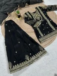 1FANCY GMY SILK EMBROIDERY SEQUENCE WORK KIDS TOP PALAZZO WITH DUPATTA FESTIVE WEAR WHOLESALE PRICE ETHNIC GARMENT (20)