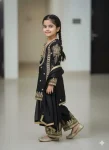 1FANCY GMY SILK EMBROIDERY SEQUENCE WORK KIDS TOP PALAZZO WITH DUPATTA FESTIVE WEAR WHOLESALE PRICE ETHNIC GARMENT (20)
