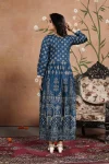 1FANCY RAYON GOLDEN FOIL AND NECK WORK EMBROIDERY WORK GOWN FESTIVE WEAR WHOLESALE PRICE ETHNIC GARMENT (13)