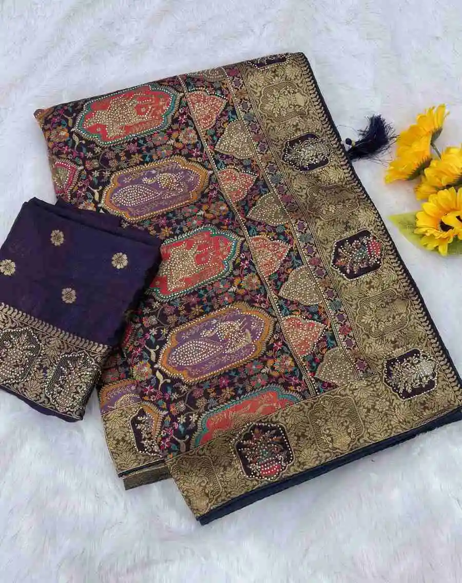 1FANCY-TISSUE-JACQUARD-ZARKAN-WORK-WITH-PIPING-TASSELS-WORK-SAREE-WITH-UNSTITCHED-BLOUSE-FESTIVE-WEAR-WHOLESALE-PRICE-ETHNIC-GARMENT-17.webp