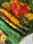 1MODERN FENDY SATIN EMBROIDERY WORK SAREE WITH UNSTITCHED BLOUSE PARTY WEAR WHOLESALE PRICE ETHNIC GARMENT (3)