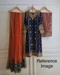 1MODERN GEORGETTE SEQUENCE WITH ZARI EMBROIDERY WORK WITH PEARL WORK TOP PALAZZO WITH DUPATTA FESTIVE WEAR WHOLESALE PRICE ETHNIC GARMENT (10)