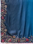 21MODERN STAR GEORGETTE EMBROIDERY CUTWORK WORK ARC BORDER WORK SAREE WITH UNSTITCHED BLOUSE FESTIVE WEAR WHOLESALE PRICE ETHNIC GARMENT (12)