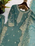 23DESIGNER FENDY SILK EMBROIDERY CODING AND SEQUENCE WORK TOP PALAZZO WITH DUPATTA FESTIVE WEAR WHOLESALE PRICE ETHNIC GARMENT (2)