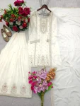 24MODERN CHINON SILK EMBROIDERY CODING, MULTI THREAD, SEQUENCE WITH HAND MIRROR DIAMOND WORK TOP PALAZZO WITH DUPATTA FESTIVE WEAR WHOLESALE PRICE ETHNIC GARMENT (3)