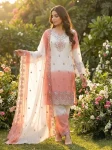 2DESIGNER GMY SILK EMBROIDERY AND SEQUENCE WITH DIGITAL PRINT WORK TOP BOTTOM WITH DUPATTA FESTIVE WEAR WHOLESALE PRICE ETHNIC GARMENT (35)