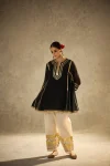 2FANCY CHINON FANCY GOTA PATTI WORK TOP BOTTOM SET FESTIVE WEAR WHOLESALE PRICE ETHNIC GARMENT (17)