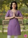 2FANCY COTTON EMBROIDERY WORK ONLY TOP DAILY WEAR WHOLESALE PRICE ETHNIC GARMENT (8)