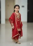2FANCY GMY SILK EMBROIDERY SEQUENCE WORK KIDS TOP PALAZZO WITH DUPATTA FESTIVE WEAR WHOLESALE PRICE ETHNIC GARMENT (2)
