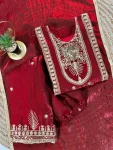 2FANCY GMY SILK EMBROIDERY SEQUENCE WORK KIDS TOP PALAZZO WITH DUPATTA FESTIVE WEAR WHOLESALE PRICE ETHNIC GARMENT (2)